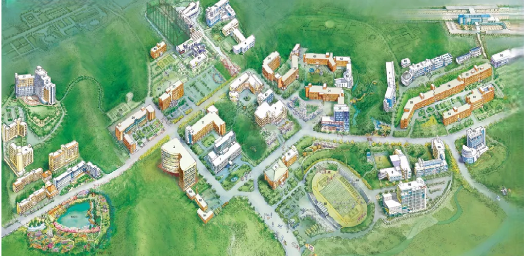 창원대학교 캠퍼스 한눈에 보기 지도